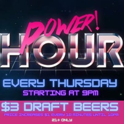 $3 draft beers