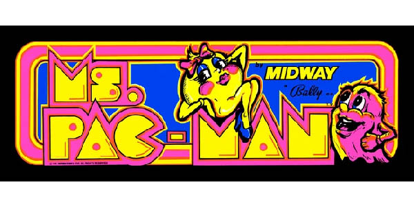 mspac-man arcade  B A Start SLO